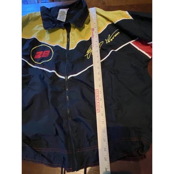 Ernie Irvin (28) NASCAR Racing Windbreaker Jacket Large VTG 1990’s Winston Cup - Picture 8 of 9